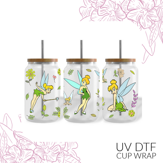 🧚 Tinkerbell Magic – UV DTF Cup Wrap